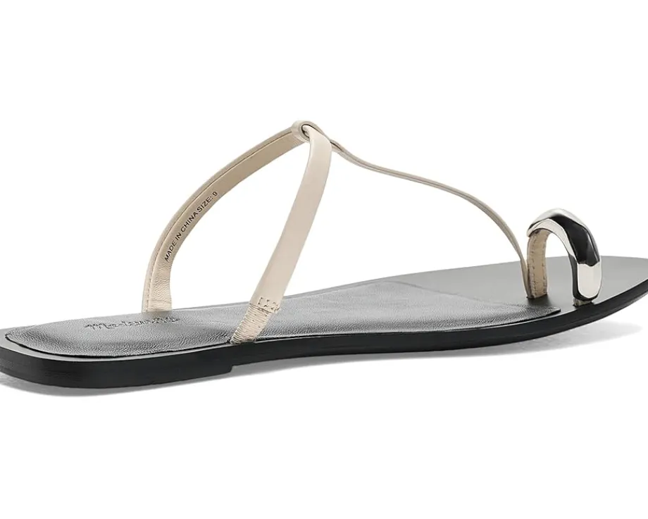 Madewell Lala Thong Sandals - Hardware Ivory Outlet