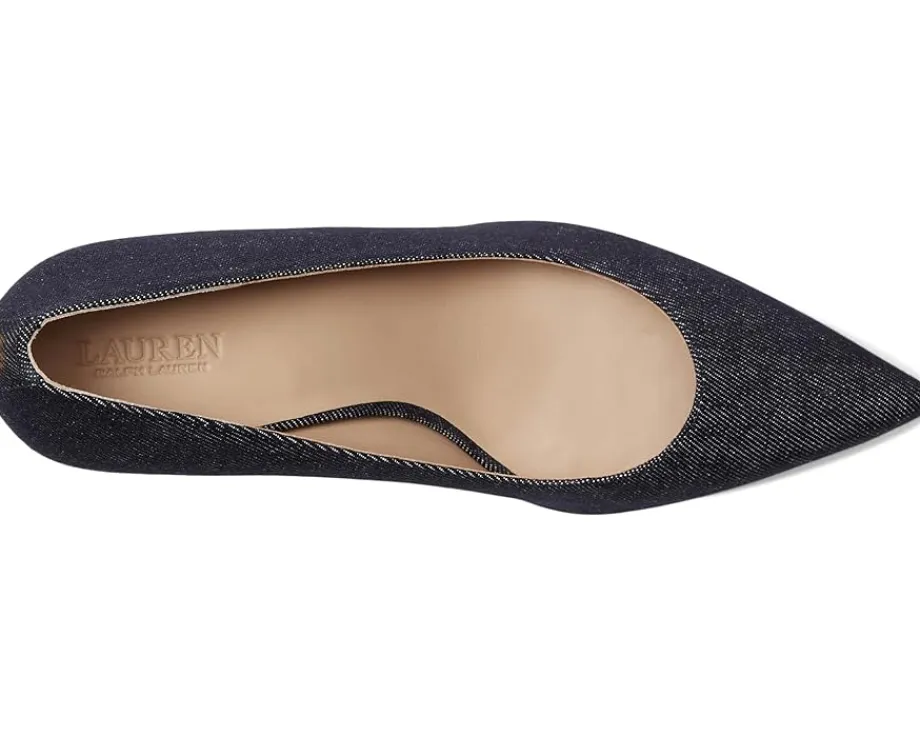 Lauren Ralph Lauren Lanette Denim Pumps Dark Denim Best