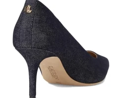Lauren Ralph Lauren Lanette Denim Pumps Dark Denim Best