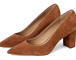 Women Lauren Ralph Lauren Lanette Suede Block-Heel Pumps