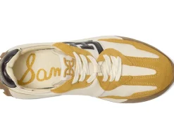 Sam Edelman Langley 3 Lace-up Shoes Mustard Multi New