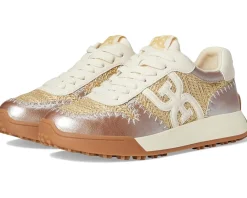 Sam Edelman Langley Woven Natural/Gold Raffia Discount