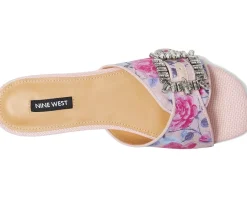 Nine West Laniey Pink Mystic Garden Print Multi Discount