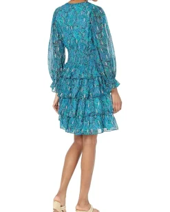Women Lilly Pulitzer Laralynn 3/4 Sleeve Tiered Dress