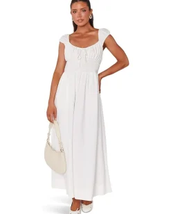 Show Me Your Mumu Laura Dress White Cottage Gingham Clearance