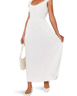 Show Me Your Mumu Laura Dress White Cottage Gingham Clearance