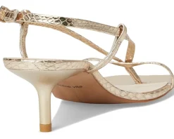 Dolce Vita Laury Champagne Embossed Leather New