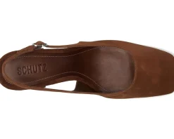 Schutz Leia Block Pecan Brown Online