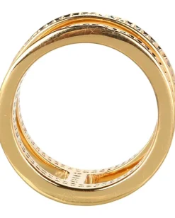 gorjana Lena Shimmer Double Bar Ring Gold Hot