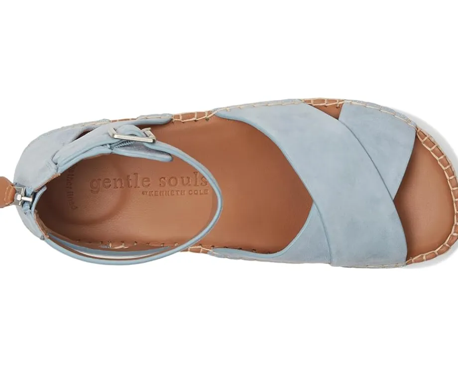 Gentle Souls by Kenneth Cole Leon Ashley Blue Suede Clearance