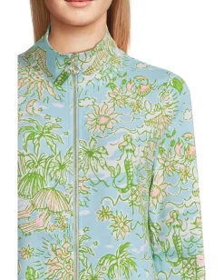 Women Lilly Pulitzer Leona Upf 50+ Zip-Up