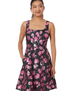 Women Lilly Pulitzer Leya Floral Jacquard Dres