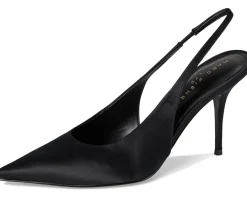 Marc Fisher LTD Leynne Black Satin New