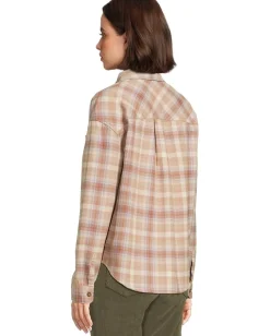 Royal Robbins Lieback Organic Cotton Flannel Long Sleeve Chalk Bodega Bay Pld Hot