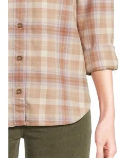 Royal Robbins Lieback Organic Cotton Flannel Long Sleeve Chalk Bodega Bay Pld Hot