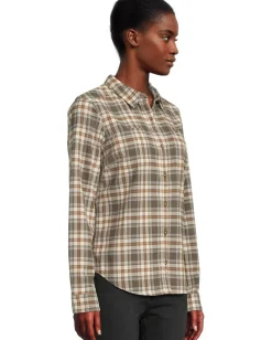 Women Royal Robbins Lieback Organic Cotton Flannel Long Sleeve