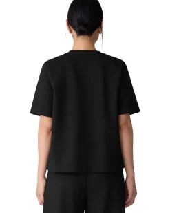 Women Eileen Fisher Lightweight Ponte Crew Neck Tee
