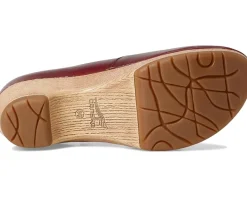 Dansko Lilah Red Waxy Burnished Clearance