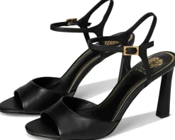 Vince Camuto Lilah Ankle Strap High Heel Sandal Black Best