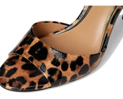 Vince Camuto Lilah Ankle Strap High Heel Sandal Black/Natural Hot