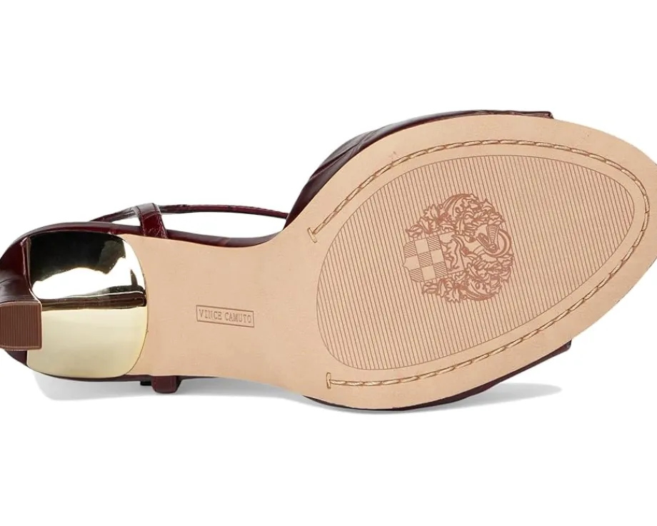 Vince Camuto Lilah Ankle Strap High Heel Sandal Plum Sale