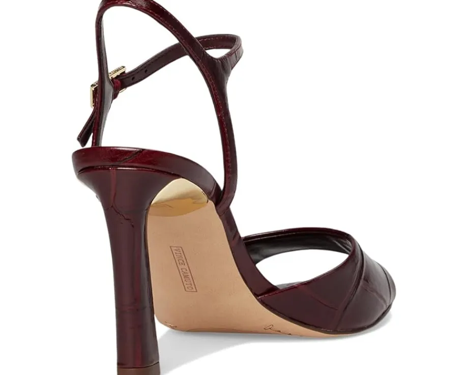 Vince Camuto Lilah Ankle Strap High Heel Sandal Plum Sale