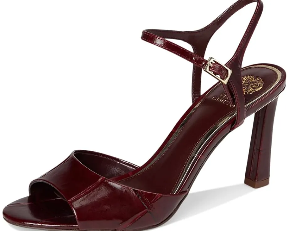 Vince Camuto Lilah Ankle Strap High Heel Sandal Plum Sale