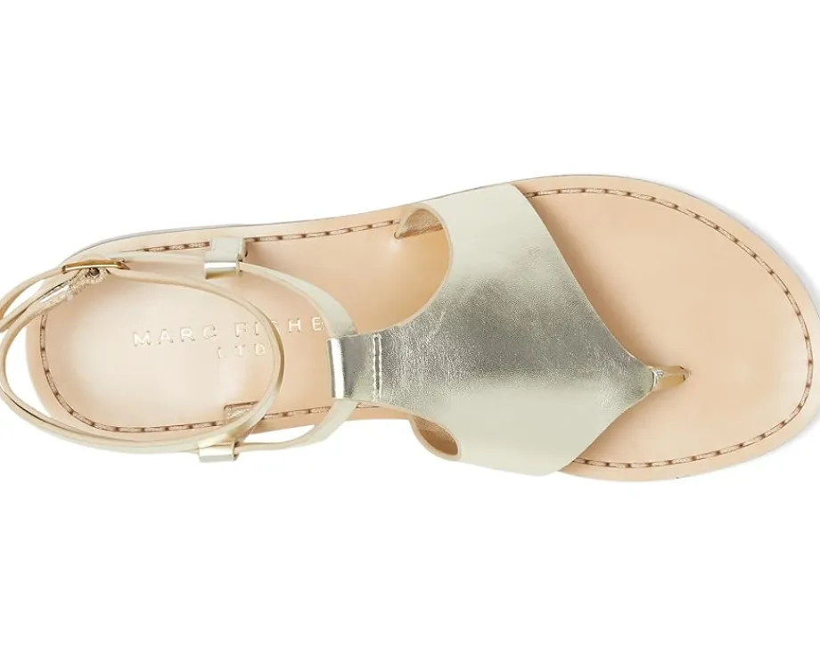 Marc Fisher LTD Lille Gold Leather New