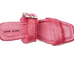 Anne Klein Lillie Pink Raffia Outlet