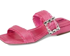 Anne Klein Lillie Pink Raffia Outlet