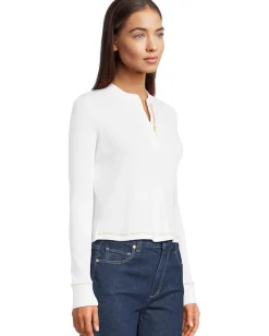 Michael Stars Lina Henley Tee White