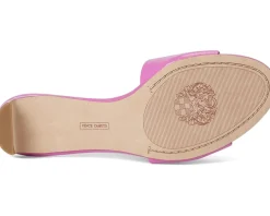 Vince Camuto Linanna Heeled Slide Sandals Lotus Pink Discount