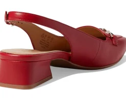 Naturalizer Lindsey Crimson Red Leather Sale