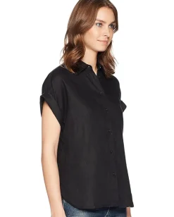 Women Lauren Ralph Lauren Linen Dolman-Sleeve Shirt
