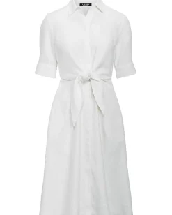 Women Lauren Ralph Lauren Linen Shirtdress