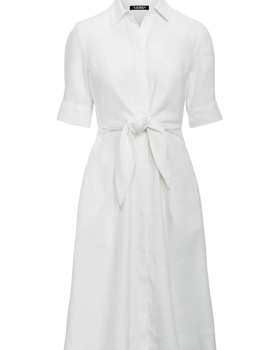 Women Lauren Ralph Lauren Linen Shirtdress
