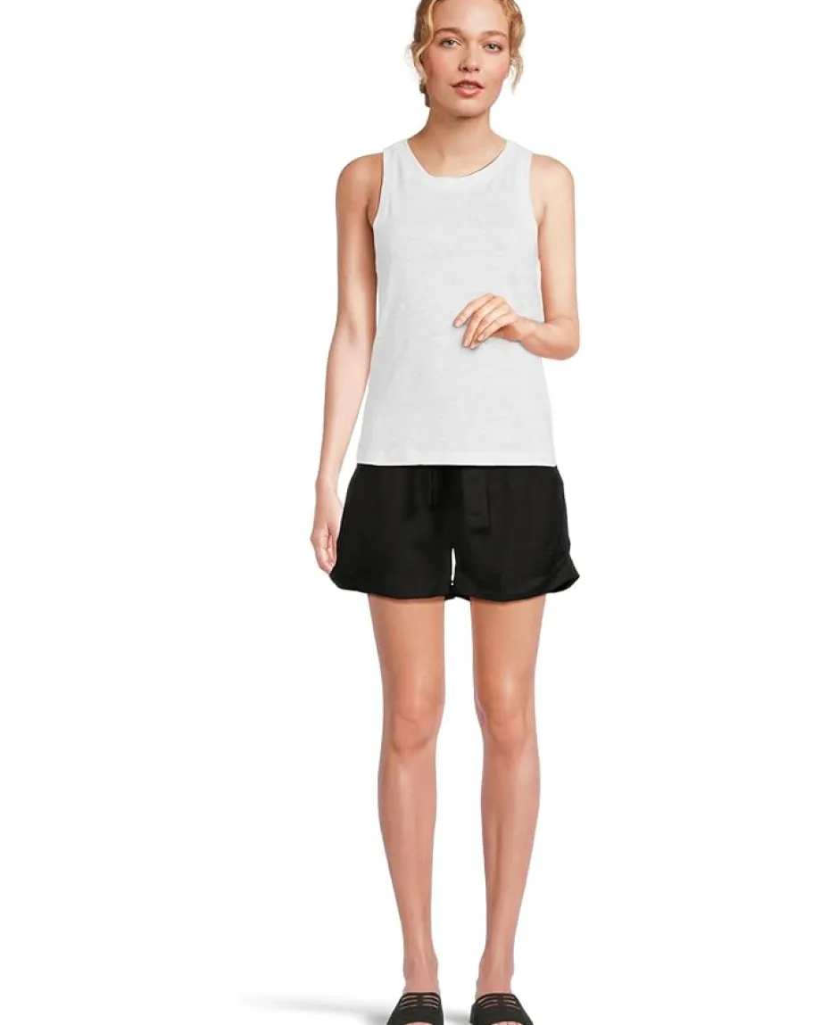 Sanctuary Linen Tank White Sale