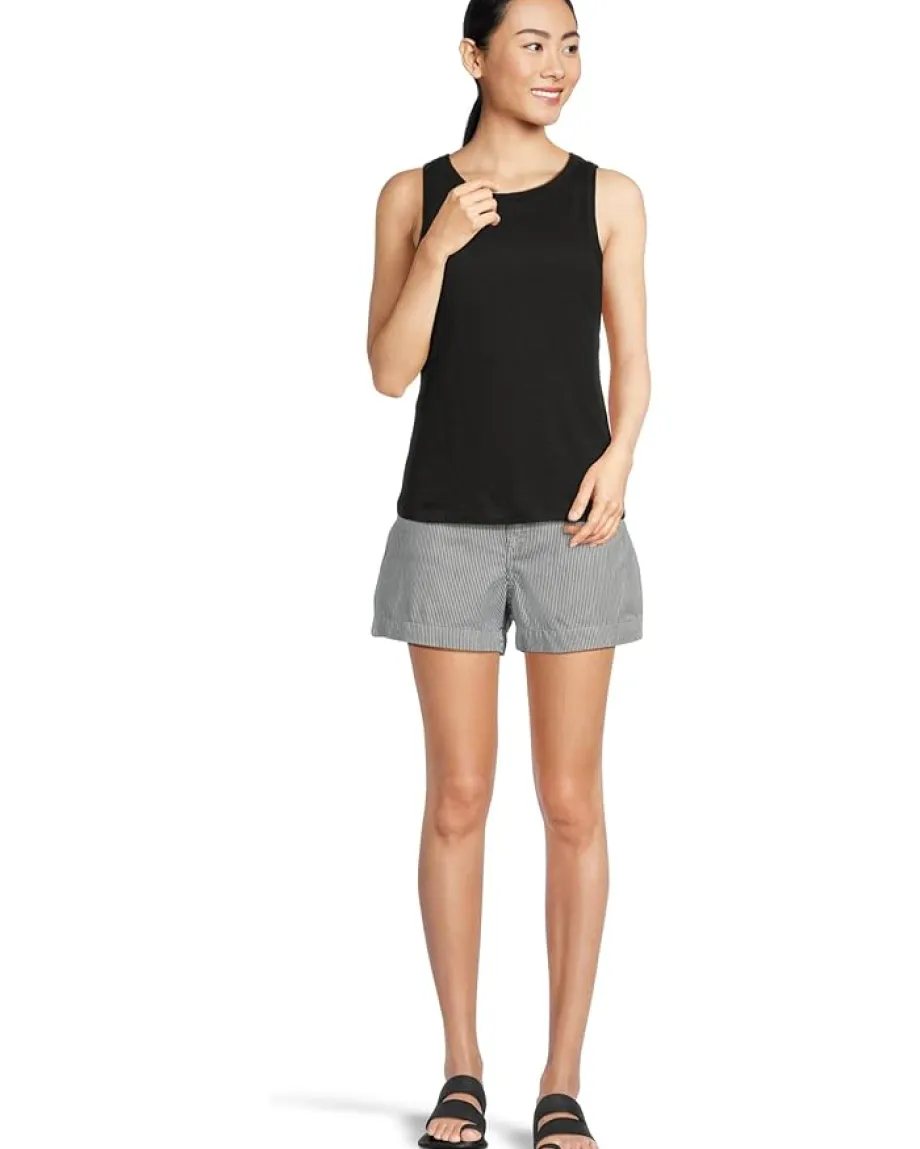 Sanctuary Linen Tank Black Best