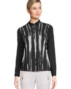 Women Jamie Sadock Linescape Print Long Sleeve Sunsense Print