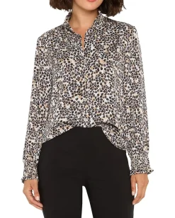 Women NIC+ZOE Little Leopard Top