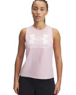 Under Armour Live Sportstyle Graphic Tank Prime Pink/White Outlet