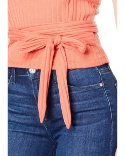 Lost + Wander Living Free Top Orange Sale