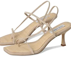 Steve Madden Locke Taupe Raffia Sale
