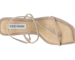 Steve Madden Locke Taupe Raffia Sale