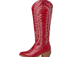 MIA Locklyn Deep Red/Off White Sale