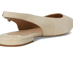 Lauren Ralph Lauren Londyn Suede Slingback Flat Sand Dune Hot