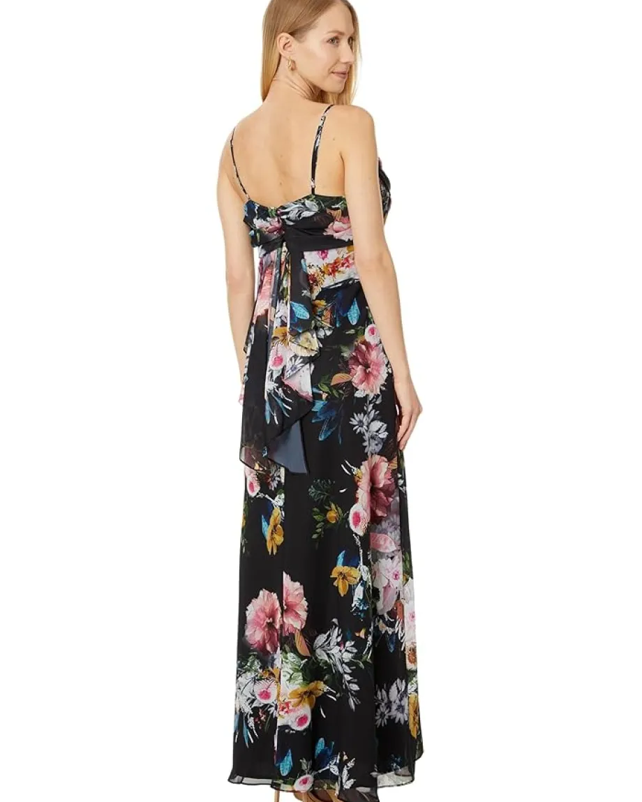 Women Betsy & Adam Long Drape Floral Print