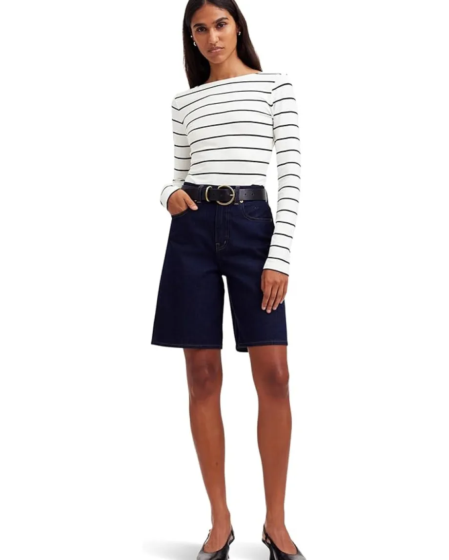 Madewell Long Sleeve Ballet Back Tee True Black Outlet