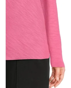 Women Lilla P Long Sleeve Bias Crew Neck