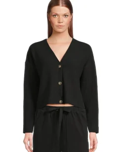 Women Lilla P Long Sleeve Cardi